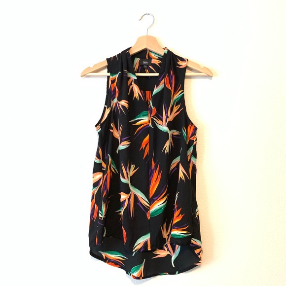 Mossimo Supply Co. Tops - Bird of Paradise Print Top